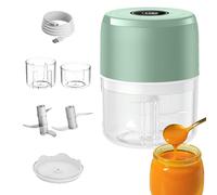 Mini Electric Food Chopper Miniature Kitchen Utensils | Portable Food Processor For Home Cooks Beginner Busy Professional RV Dorm Camping Vacation