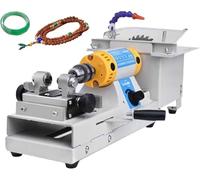 Mini Electric Gem Faceting Machine, 750W Jewelry Polisher with 800-10000r/Min Speed for Lapidary Rock Grinding and Polishing, Multifunction Table Saw