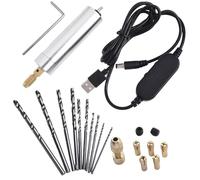 Mini Electric Grinder, Engraving Pen Set with 5V Adjustable Speed for Grinding, Polishing, Drilling and Cutting