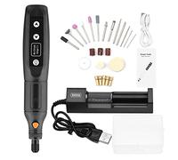 Mini Electric Grinder Tool Set USB Charging Grinding Machine 2000mAh Rechargeable Handheld Tool Set Lithium Battery Chargeable for Jade Carving Wood Punching Metal Grind