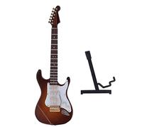 Mini Electric Guitar, 7.1in Long Miniature Electric Guitar for Table