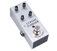 Mini Electric Guitar Effect Pedal,Multifunctional Metal Shell Adjustment Effector Sound Processor for Electric Guitar Performance (Silver)