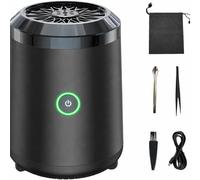 Mini Electric Incense Burner USB-C Rechargeable - Portable Aroma Diffuser Arabic Incense Holder | Muslim Home Decoration | Auto Shut-Off | Gift Box Included