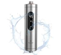 Mini Electric Instant Water Heater for Sink, Stainless Steel On-Demand Hot Water Water Heater Under Sink, 5500W 220V Point-of-use Compact Water Heaters for Home, Kitchen, Bathroom, Garage(Under Sink)