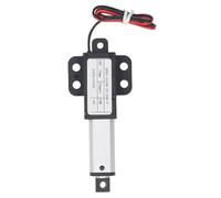 Mini Electric Linear Actuator 24V 30mm Stroke 50N Thrust 15mm Speed IPX4 Durable Aluminum ABS Push Rod for Industrial Automation Robotics