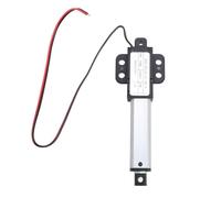 Mini Electric Linear Actuator with 50mm Stroke and 50N Thrust - 15mm Per Second Speed Small Linear Motion Actuator for Robotics and Furniture Automation - Aluminum and ABS Plastic