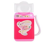 Mini Electric Makeup Brush Washing - Simulation Design for Effortless Cleaning - Compact and Easy to Use (Rose Red)