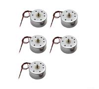 Mini Electric Motor 5pcs for DIY Science STEM Projects | Metal body construction, copper wire winding, for durable design, heat resistant, long lifespan