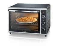 Severin Mini electric oven with hot air function and with 1800 W of power 2058, black