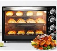 Mini Electric Oven with Adjustable Temperature Control 90-230°C, Multi-Function Countertop Oven, Three Heating Methods, 60-Minute Timer, Easy-Clean Design