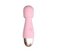 Mini Electric Personal Massager for Women, PZG102I1-50 | 10 vibration modes, adjustable, silicone, ompact mini size,USB rechargeable,soft smooth outer surface(Pink)