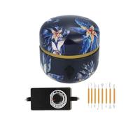 Mini Electric Pottery Wheel Machine-with Tray, Adjustable Speed Clay Tool for Beginners US Plug