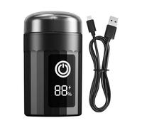 Mini Electric Razor for Men - Portable Waterproof Face Razor | USB Charging Wet Shaver and Compact Beard Trimmer, Travel Friendly Prep Tool, Removed