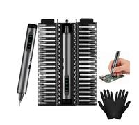 Mini Electric Screwdriver, 38 in 1 Precision Screwdriver Set, Cordless Precision Screwdriver Set LED Light, Rechargeable Repair Tool Kit for Electronics for Electronics Phone Camera Laptop Watch