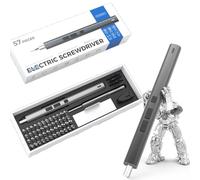 Mini Electric Screwdriver - 57 in 1 Precision Cordless Rechargeable Screwdriver Set with Magnetic S2 Bits, Small Repair Tool Kit for Phone PC MacBook Watch Camera Laptop PS4 PS5