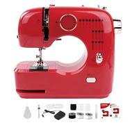 Mini Electric Sewing Machine, 16 Stitches Multifunctional Household Sewing Machine with Double Needle, Portable Sewing Kit for Beginners, DIY Art and Quilting