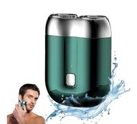 Mini Electric Shaver, Electric Razor for Men, Mini Double Head Razor Rechargeable Portable Razors Washable Travel Shaver for Men Home, Travel & Office Business Trip Use