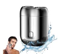 Mini Electric Shaver, Electric Razor for Men, Mini Double Head Razor Rechargeable Portable Razors Washable Travel Shaver for Men Home, Travel & Office Business Trip Use