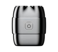 Mini Electric Shaver | Electric Shaver for Men - Two-Head Compact Rotary Design with Long Life Rechargeable Battery for Facial Shaving and Beard Care in the
