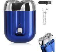 Mini Electric Shaver for Men, Portable Razor for Men, Upgrade Pocket Dual Head Shaver, Rechargeable Waterproof Compact Travel Electric Razor, USB Close Battery shavers