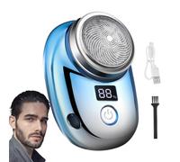 Mini Electric Shaver - LED Digital Display Mini Portable Electric Shaver,Rustproof Waterproof Razor Multifunctional for Beard, Leg Hair, Body Hair, Chest
