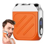 Mini Electric Shaver | Razor with Digital Display for Care | Razor with USB Charging - For Travel, Home, Bathroom, Shower, Camping, Hotel and Business Trip