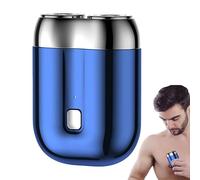 Mini Electric Shaver - USB Rechargeable Pocket Shaver, Double-Headed Waterproof Men's Razor | Compact Travel Shavers for Face, Head, Body, Eyebrows, Shower, Home, Car, Airplane Use