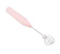 Mini Electric Stirrer, Handheld Cordless Eggbeater, Kitchen Food Mixer with 3 Mixing Modes, Stainless Steel Egg Whisk for Smoothies, Cakes, Butter, Sauces and Soups (Pink)