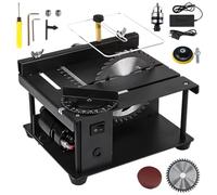 Mini Electric Table Saw for Metal and Wood Cutting - Versatile Craft Cutter for Hardwood, Plastic, Acrylic, Deep Cutting up to 35mm, Ideal for Grinding and Engraving
