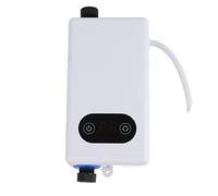 Mini Electric Tankless Instant Hot Water Heater, 3400W Under Sink Water Heater with Memory Function Frequency Conversion Constant Temperature Water Heater for Kitchen Bathroom Wash