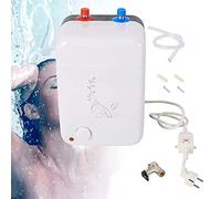 Mini Electric Tankless Water Heater 1500W Instant Hot Water Boiler, 220V, Temperature Range 30-75°C, Pressure Resistant Small Water Tank for Kitchen Use