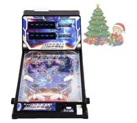 Mini Electronic Pinball Game with Scorer Light and Sound Tabletop Adults Pinball Machine for Kids Retro Desktop Arcade Pinballs Toy