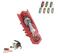Mini Electronic Robot Beetle Funny Cat Toy,Cat Toys Interactive,Cat Bug Educational Toy for Indoor Cats Kitten Play Chase Exercise (A, 1PC)