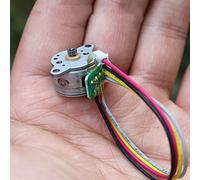Mini electronic starter 2-Phase 4-Wire Stepper electronic starter 15mm Small Wired Stepping electronic starter Resistance 20 Ohm 18 Degrees with 19T 0.15M Metal Gear Motors special motor