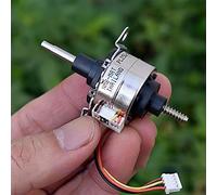 Mini electronic starter 2 Phase 4 Wire Stepper electronic starter Stepping electronic starter 5V Mini Linear Stepper electronic starter Stroke 15mm, with Pulse Signa Motors special motor