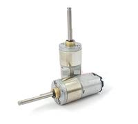 Mini electronic starter DC 3V-12V 38RPM-150RPM Slow Speed Mini 030 Gear electronic starter Full Metal Gearbox 21MM Long Shaft DIY Robot Car Motors special motor