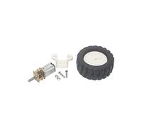 Mini electronic starter DIY n20 electronic starter Small Gear electronic starter with Wheel Kit for Robot 12v Gear electronic starter : 250 RPM, Voltage : 3v DC Motors special motor(750 rpm)