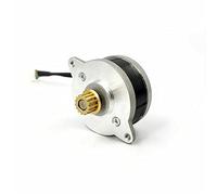 Mini electronic starter YK36H17HM Round Thin 2-Phase 4-Wire Stepper electronic starter 0.9 Deg 36MM Stepping electronic starter with Copper Pulley for Monitoring Pan Tilt Motors special motor