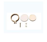 Mini Embroidery Hoop 10Pcs/Set DIY Wooden Cross Stitch Frame Embroidery Hoop Ring Crafts Desktop Mini Rack Holder for Poking