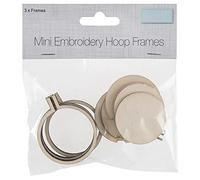 Mini Embroidery Hoop Pack of 3 40 x 40mm (Round)