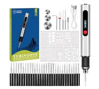 Mini Engraver Pen Machine, 30 Piece Bit Set Portable Rotary Kit, Adjustable Speed DIY Tool, ABS Metal Silicone, Jewelry, Glass, Stone, Handheld, Power