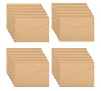 Mini Envelopes, 100 Pcs Small Kraft Envelope Thanksgiving Gift Card Coin & Money Envelopes for Christmas, Weddings, Invitation(11.5 * 8.2CM)