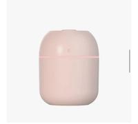 Mini essential aroma oil diffuser, air diffuser for home, bedroom, car - small portable with LED night light 220ml in pink