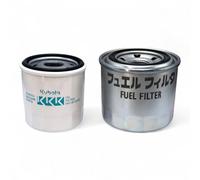 Mini Excavator Engine Filteer Kit Kubota D722 D902 Fuel Filter And Oil Filter HighTop HT18 Kubota KX018-4 Rippa NDI322 Tymbia R15 Seisan SE-13 Typhon 18 flex