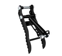 Mini Excavators Hydraulic Thumb Clip, Single Hole Hydraulic Thumb Clip with M14 Hose, Heavy Duty Metal Mini Excavators Grab Attachments, Easy to Pick Up Irregular Objects