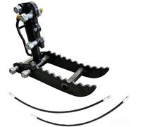 Mini Excavators Hydraulic Thumb for Mini Excavator 3 Ton & Below,Universal Hydraulic Thumb Clip with 2 Hydraulic Hoses,Small Digger Attachments for Scrap handling, Recycling, Construction