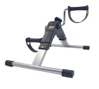 Mini Exercise Bike Folding Pedal Exerciser with LCD Display Portable Peddler Bike Adjustable Resistance Home Fitness Equipment