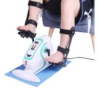 Mini Exercise Bike Pedal Sit Down,Under Desk Bike with LCD Display for Legs and Arms,Mini Exercise Bike Home Exercise Machine with Adjustable Resistance & LCD Display,For Gym Workout