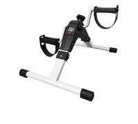 Mini Exercise Bike Portable Mini Bike Pedal Exerciser Under Desk Folding Exercise Stepper for Elderly or Disabled Metal Material