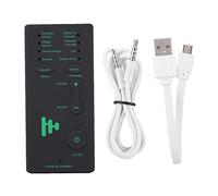 Mini External Sound Changer Card, Portable Mini Handheld Microphone Voice Changer Audio Voice Changer Live Broadcast with 4 Sound Effects and 4 Voice Changes